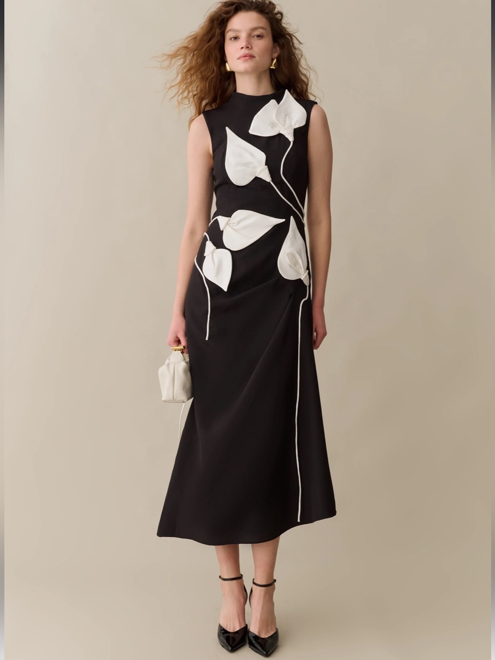 NWT O.P.T Hand Sewn Flower Fern Dress  Few Moda  Size 6